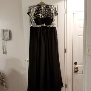 Formal dress with a train.   Never worn.
